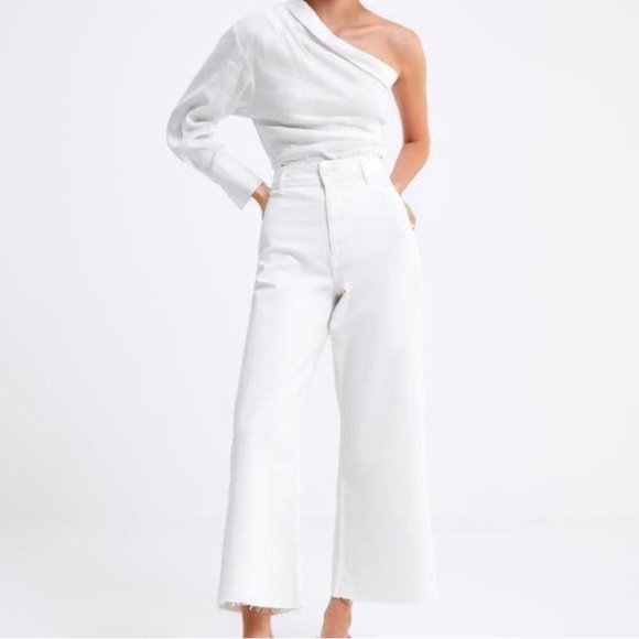 Like New Immaculate ZARA The Marine Straight jeans High-waisted pockets size: 2 - Picture 9 of 16